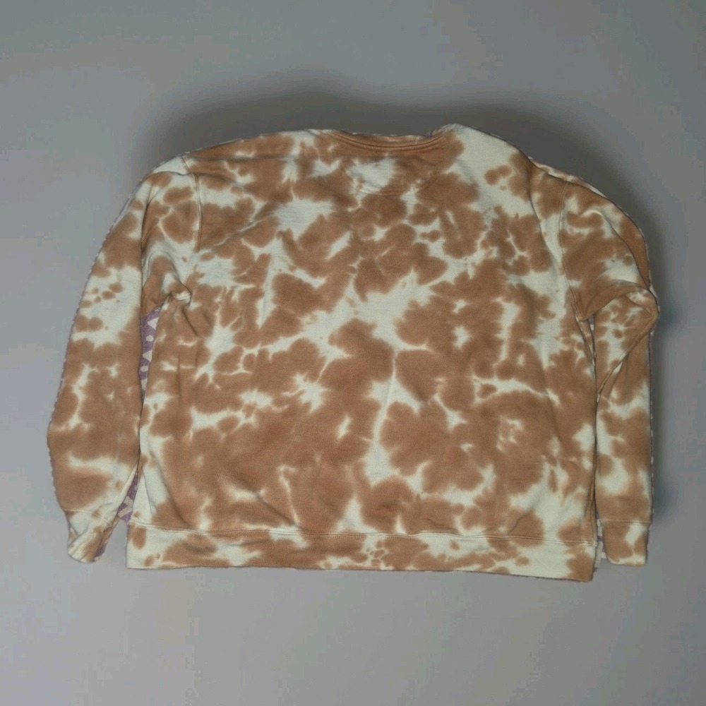 Grateful Dead Tie Dye Sweatshirt Sweater Women XL Orange Bears Hippie - Picture 2 of 6